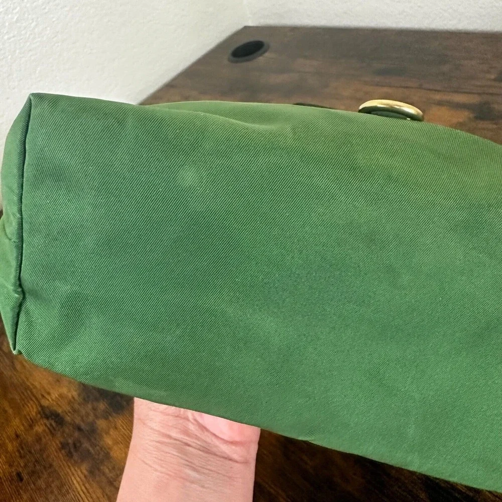 Prada Green Tessuto Cosmetic  Pouch with Certificate of Authenticity - Picture 9 of 16